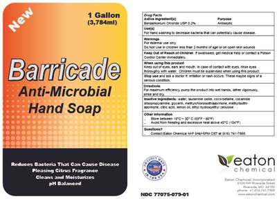 BARRICADE GALLON LABEL - LB079.4X1.PRN.CRF BARRICADE